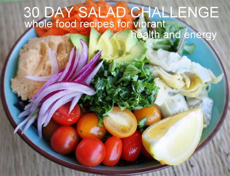 30 Day Salad Challenge E Book Whole Food Recipes For Vibrant Health And Energy Annaliisa Kapp