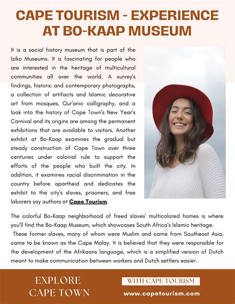 Cape Tourism - Experience At Bo-Kaap Museum by Cape Tourism - Issuu