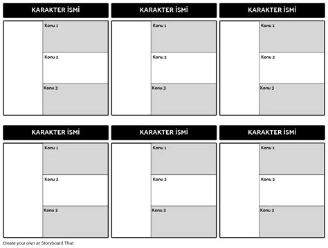 Bo Karakter Haritas Storyboard By Tr Examples