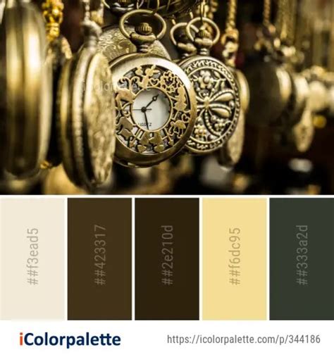 6 Brass Color Palette ideas in 2024 | iColorpalette