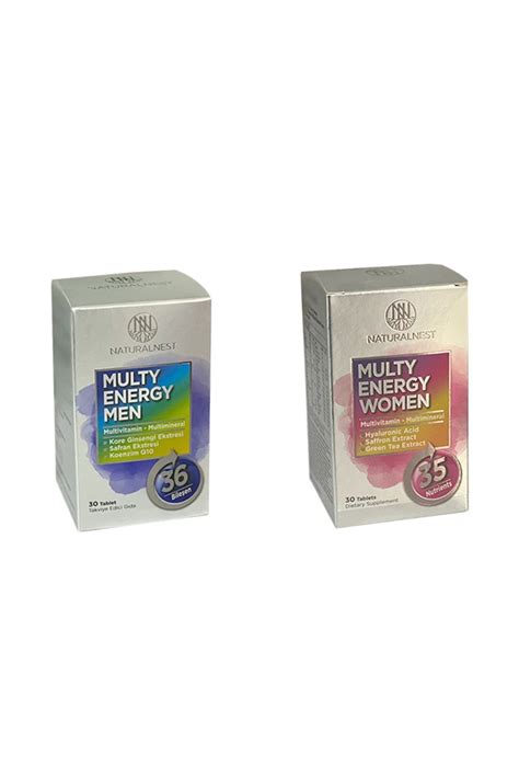 Natural Nest Multy Energy Women Men Takviye Edici G Da Tablet