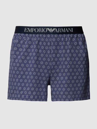 Emporio Armani Boxershorts Mit Logo Bund Dunkelblau Online Kaufen