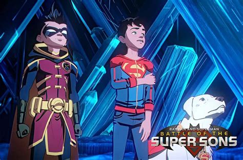 Batman And Superman Battle Of The Super Sons Bilder Poster And Fotos