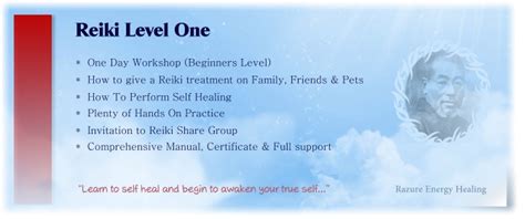 Reiki 1 Attunement, Reiki Level 1 | Razure Energy Healing