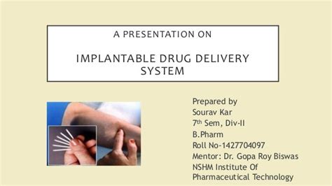 Implantable Drug Delivery System