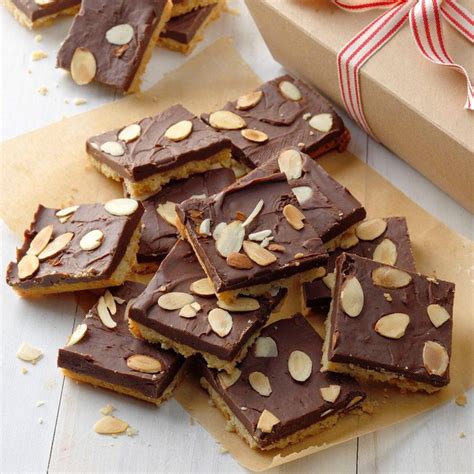 Fudge Topped Shortbread Recipe How To Make It Taste Of Home