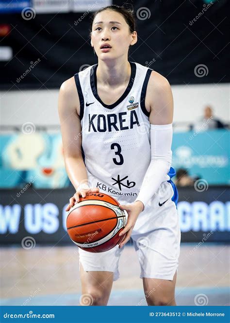 Korean Female Basketball Player Leeseul Kang Editorial Photography