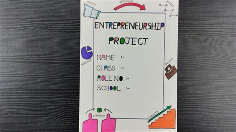 Cover Page Design For Entrepreneurship Project Border Design For