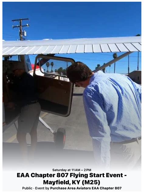 EAA Chapter 807 Flying Start Event – Mayfield-Graves County Tourism