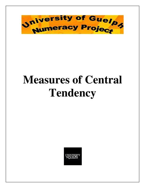 Measures of Central Tendency | Slides Statistics | Docsity