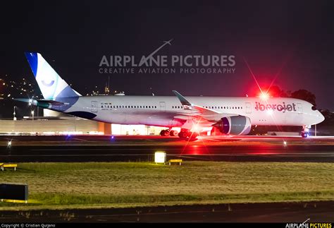 Ec Nbo Iberojet Airbus A At San Jose Juan Santamar A Intl