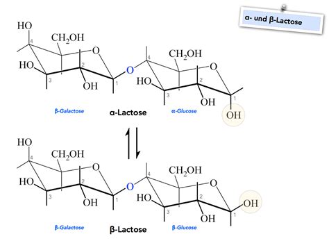 Chemische Struktur Von Galactose