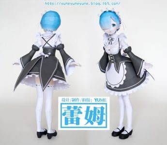 Chibi Rem Bikini Ver Paper Craft Mypapercaft Net