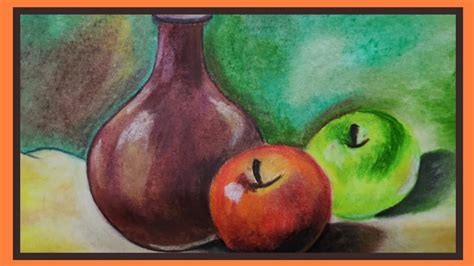 How To Draw Still Life Easy Object Drawing For Beginners Pastel Colour