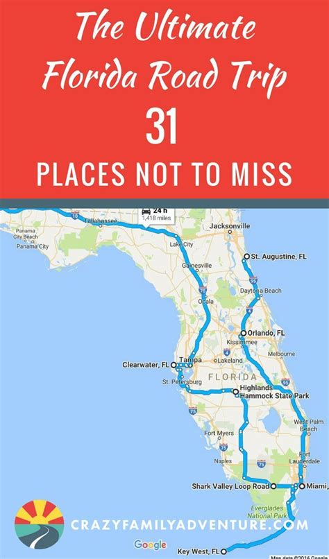 The Ultimate Florida Road Trip and 31 Places Not to Miss. Florida is the perfect family road ...