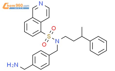 651307 74 3 5 Isoquinolinesulfonamide N 4 Aminomethyl Phenyl Methyl