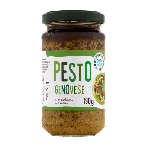 Pesto Genovese oryginalny włoski sos 190 g Conchilla Sklep