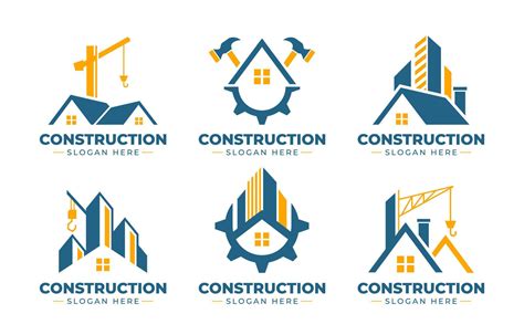 Construction Logo Collection Vector Art At Vecteezy