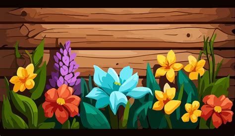 Premium Vector | Copy space spring background frame border flower