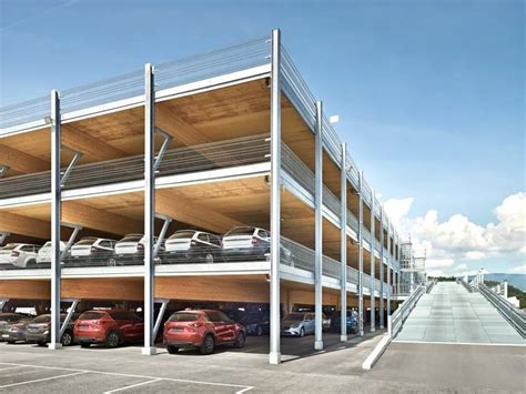 Modular Steel And Concrete Parking Garage Construction Service, in ...