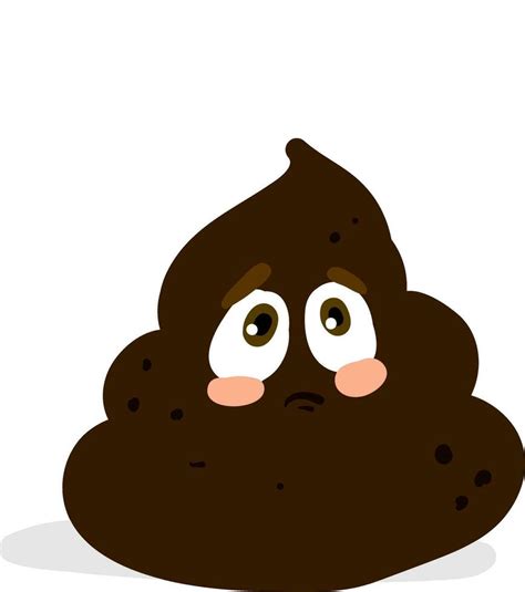 A Sad Poop Vector Or Color Illustration 34513722 Vector Art At Vecteezy