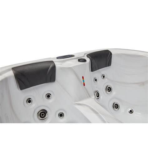 Luxury Spas Volt Person Jet Acrylic Rectangle Hot Tub With Ozonator In Gray Wayfair