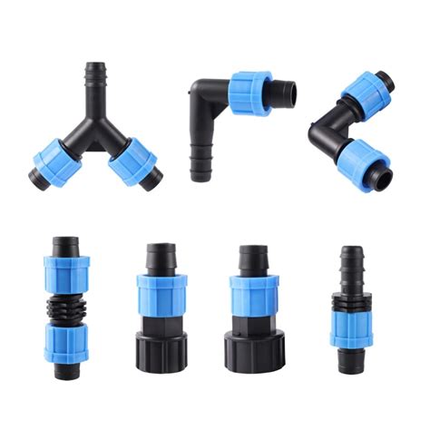 1pc Dn17 Drip Tape Pipe Locked Connectors 1 2 3 4 Female Thread