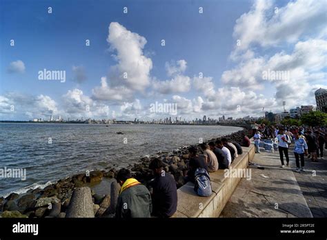 mumbai india  june  people  enjoying  beauty