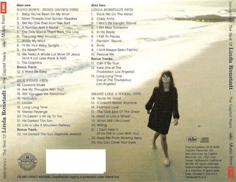 The Best Of Linda Ronstadt The Capitol Years By Linda Ronstadt 2006