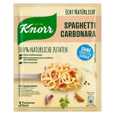 Knorr Echt Natürlich Basis für Spaghetti Carbonara online kaufen