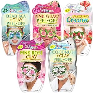 Th Heaven Moisturising Face Masks Skincare Set X Peel Off Face