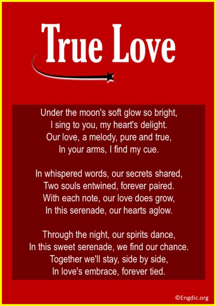 10 Romantic True Love Poems Engdic