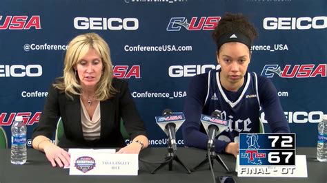 Wbk 2nd Round Rice Vs Latech Recap Youtube