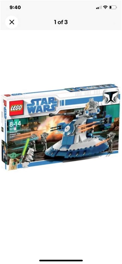 NEW LEGO 8018 Star Wars ARMORED ASSAULT TANK (AAT) Yoda Clone Trooper ...