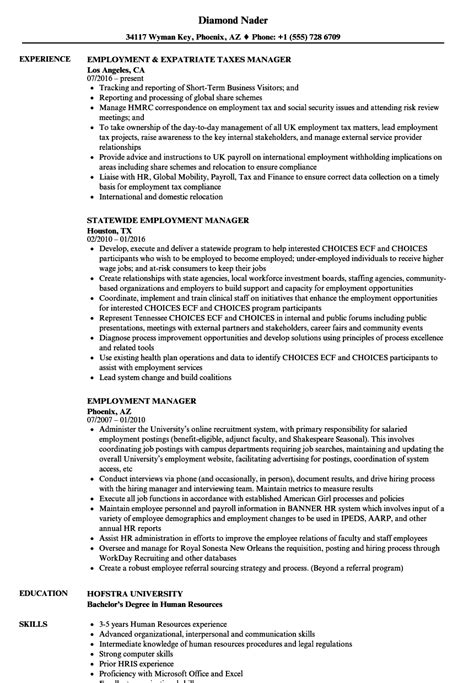 Hiring Manager Job Description Emailing A Resume Sample Examples