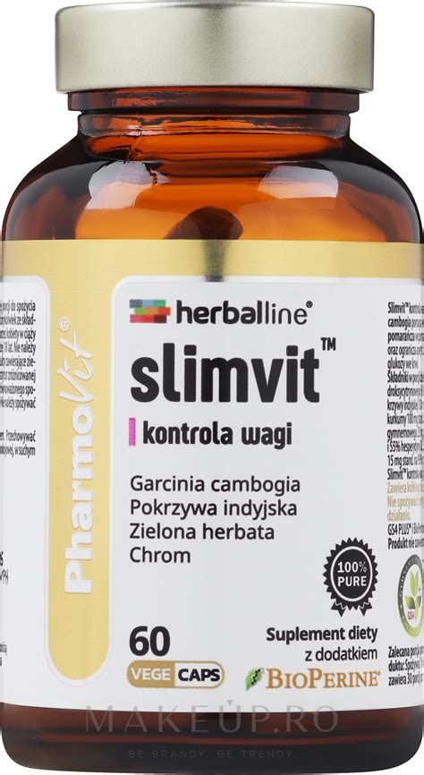 Pharmovit Herballine Supliment alimentar Controlul greutății 60