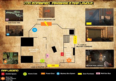 Cold War Zombies Map Layout