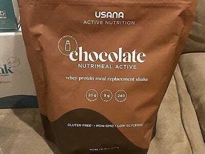 USANA Nutrimeal Active Whey Protein Meal Replacement Shake Chocolate