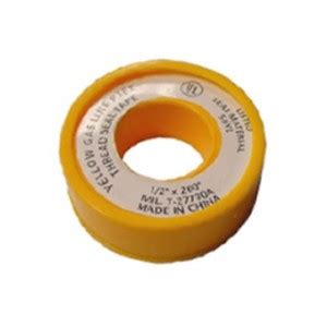 Yellow PTFE Teflon Tape - Meeder Equipment