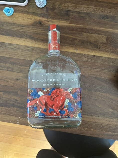 Woodford Reserve Kentucky Derby Running Empty Bourbon Whiskey