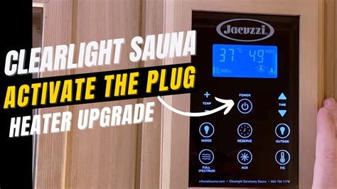 Clearlight Sauna Activating The Plug Youtube