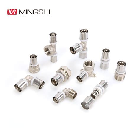 Plumbing High Quality Dzr Cw617n Brass Press Fitting For Aluminum