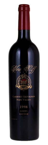 Vine Cliff Private Stock Rows Limited Edition Cabernet