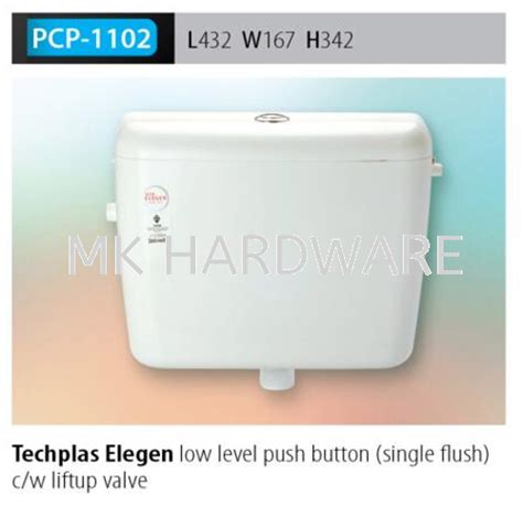 techplas elegen  level push button single flush cw liftup valve
