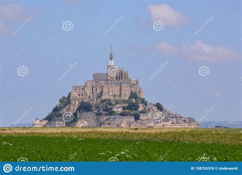 Isla De Marea Normand A Francia Septentrional Del Le Mont Saint Michel