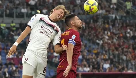 Hasil Roma VS Salernitana Susah Payah Bangkit I Giallorossi Imbang 2