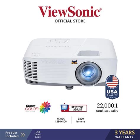 Jual Viewsonic Pa W Wxga Business Projector Lumens