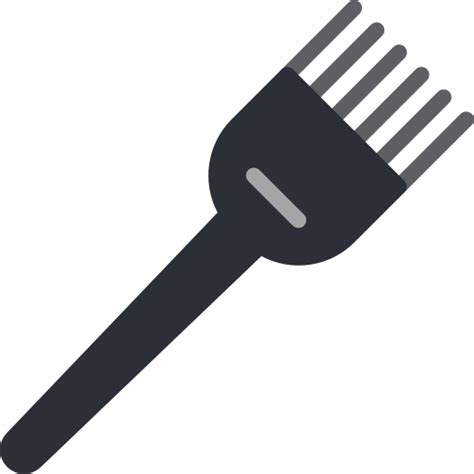 Hair Dye Brush Basic Miscellany Flat Icon