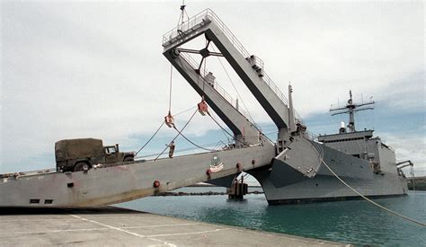 Uss Frederick Lst 1184 A Newport Class Tank Landing Ship With Its