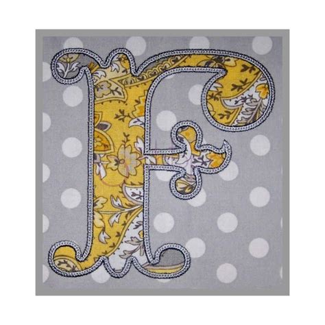 Large applique monogram set Formal Monogram Applique | Stitchtopia